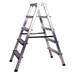 Лестница-стремянка алюминиевая двухсторонняя 5 ступ. STAIRS AS205