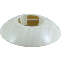 Розетты напольные/обвод ПВХ для труб d-20 Береза (2 шт)