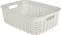 Корзинка для хранения Plast Team Melange 3л 268х195х90 мм молочный туман