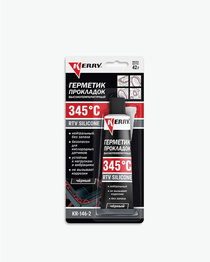 Герметик-прокладка KERRY нейтральный чёрный RTV SILICONE 42г