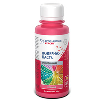 Паста колерная Ярославские краски универсальная красный 0,1 л