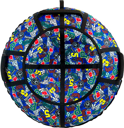 Тюбинг Hubster Люкс Pro S Чилл аут синий (110см), во8124-4