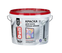 Краска для обоев DALI белая 9 л Рогнеда