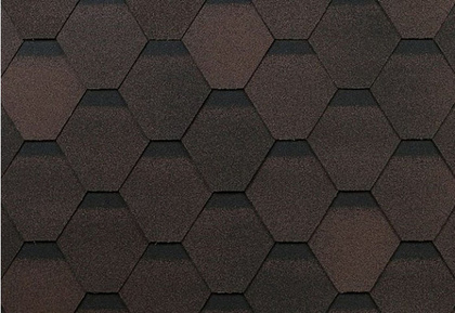 Черепица SHINGLAS Оптима, коричневый S3м2