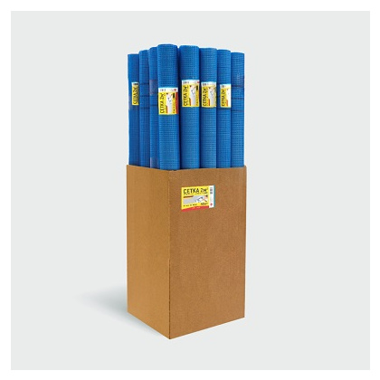 Стеклосетка MINI  LIHTAR, яч.5х5, рул. 1х2м, (синяя)