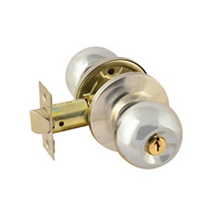 Защелка м/к 607 ET CP хром (ключ/фиксатор) СТАНДАРТ