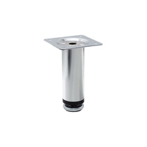 Опора мебельная регулируемая малая Lemax profN0010-100, 100 мм, хром