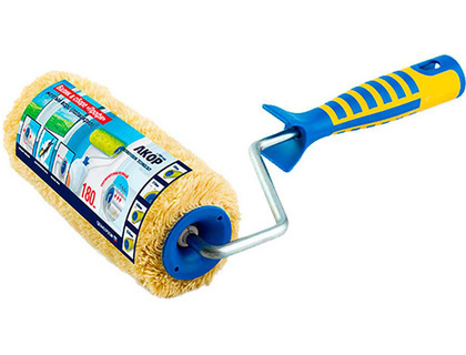 Валик малярный Акор 180 полиакрил желтый