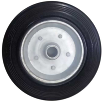 Колесо d=200 мм, черная рез., цельное, б/кронштейнов арт. C 80