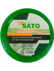 Леска для триммера SATO TECHNO 2,4мм 15м круглый