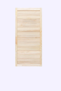 Дверца жалюзийная 20х344х605мм, сорт А, хвоя