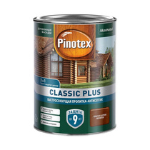 Пропитка-антисептик Pinotex Classic Plus 3 в 1 Красное дерево 0,9л (новый)