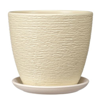 Горшок бетон. Гнездо шампань крокус, 12,3х14,9