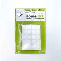 Заглушка самоклеящаяся P1Y12-1 D12 мм, цвет белый (20 шт) HomeKO
