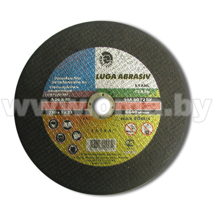 Армированный отрезной круг LUGAabrasiv A 24 S BF 80 2, 230х3,0х22 мм для стали