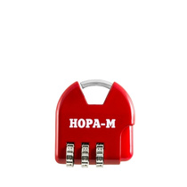 Замок навесной кодовый 601 красный НОРА-М