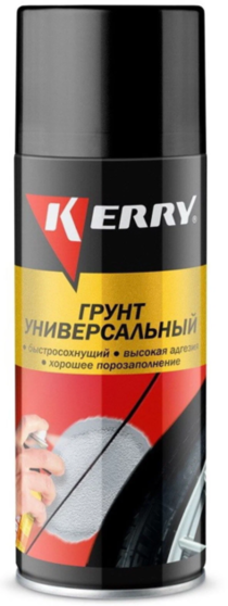 Грунт автомобильный Kerry черная 520мл (KR-925-3)