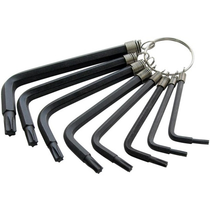 Ключи TORX 8шт CrV на кольце FIT IT Т9-Т40