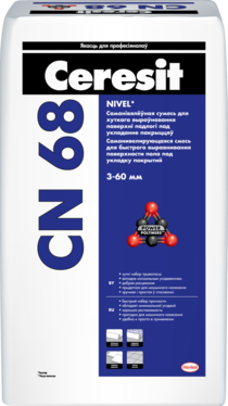 Смесь самонивелирующая цементно-гипсовая  Ceresit CN 68, 25 кг