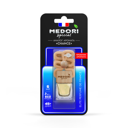 Ароматизатор Medori Chance бутылочка с пробником TB-4030