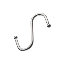 Крючок на рейлинг большой, хром