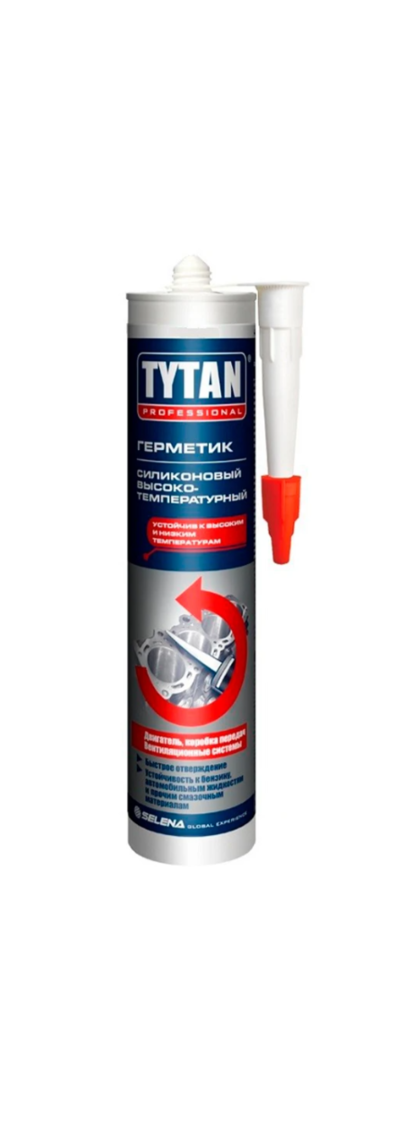 Герметик силиконовый Tytan Professional Высокотемпературный (280 мл, красный)