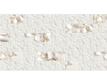 ПВХ-панель Граненый прямоугольник Белая ракушка 960х480 мм, Минск