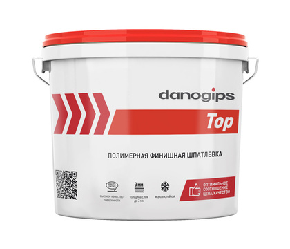 Шпатлевка полимерная финишная DANOGIPS TOP 10л