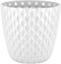 Горшок д/цветов Wave(InGreen), 4,7л, D205мм, белоснежный жасмин