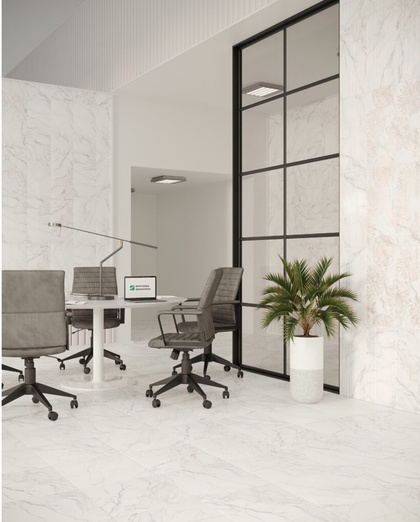 Плитка Briere пол белый 418x418x8, ОАО Березастройматериалы