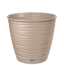 Горшок для цветов Saffron 2,6 л с поддоном, 16*17 см (бежевый)221610227/01