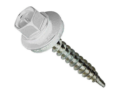 Шуруп кров. 5,5х19 RAL 9003 насыщенно-белый (50шт)