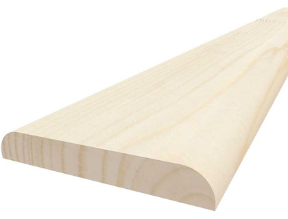 Нащельник плоский сращенный 6х40х1000 мм, Экстра, хвоя