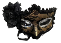 Маска карнавальная Black Veil Калядны час, арт. MUXB-23461