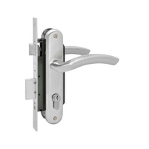 Замок врезной N96-70 Л (мат.хром) NORA-M