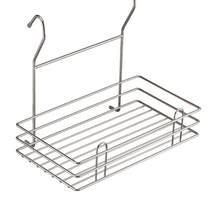 Полка на рейлинг одинарная, тип-II, хром, 275x155x240 мм