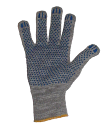 Перчатки с ПВХ лайт 82/10 (3 пары) 10 кл 4-х нитка