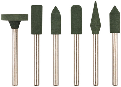 Насадки полировальные мелкой зернистости наб.6шт. FIT