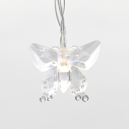 Гирлянда нить Калядны час Бабочки 2м, 10LED, теплый белый, арт. MUJ23040333