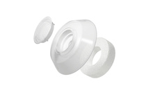 Термошайба для поликарбоната, 25 шт молочный