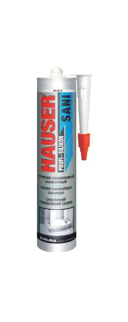 Герметик силиконовый санитарный Hauser SANI белый 260мл