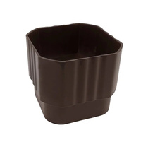 Муфта водосточной трубы ф67 MUROL U110, TSB коричневый