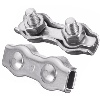 Соединитель троса двойной цинк Vagner SDH 3 мм 2 шт