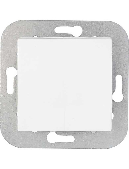 INA бел. Выключатель 1-кл. С110-550 (без рамки), ОККО