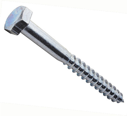 Шуруп шестигранный - 10x100 цинк (10 шт)