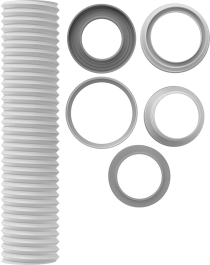 Удлинитель гибкий для унитаза армир. 280-560 мм арт.T928-18-MR