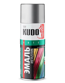 Эмаль Kudo Универсальная (520мл, серебро)