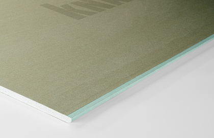 Гипсокартон KNAUF тип Н2 3000х1200х12,5 мм, S 3,6м2, влагостойкий