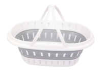 Корзина силиконовая для белья с ручками (50,5*33*20см)
