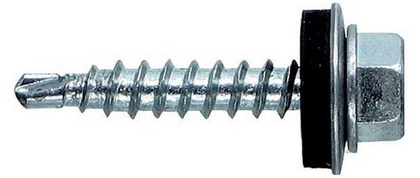 Шуруп-саморез 5,5х19 кровельный, оцинкованный, 50 штук